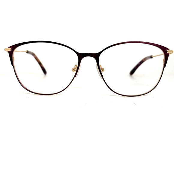 BCBGMAXAZRIA Freya Eggplant Eyeglasses Frame 54-15-135mm B42mm H16378